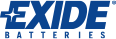 EXIDE automotive spare parts brand logo