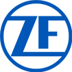 ZF automotive spare parts brand logo